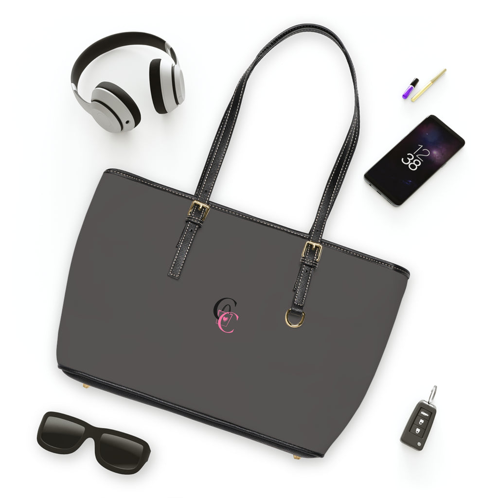 CarryCanvas Monogram Gray Tote Bag