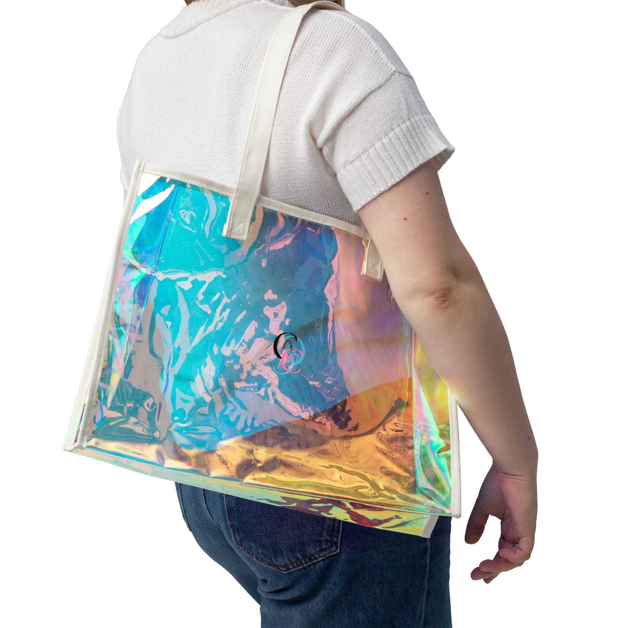 CarryCanvas Holographic Beach Tote Bag