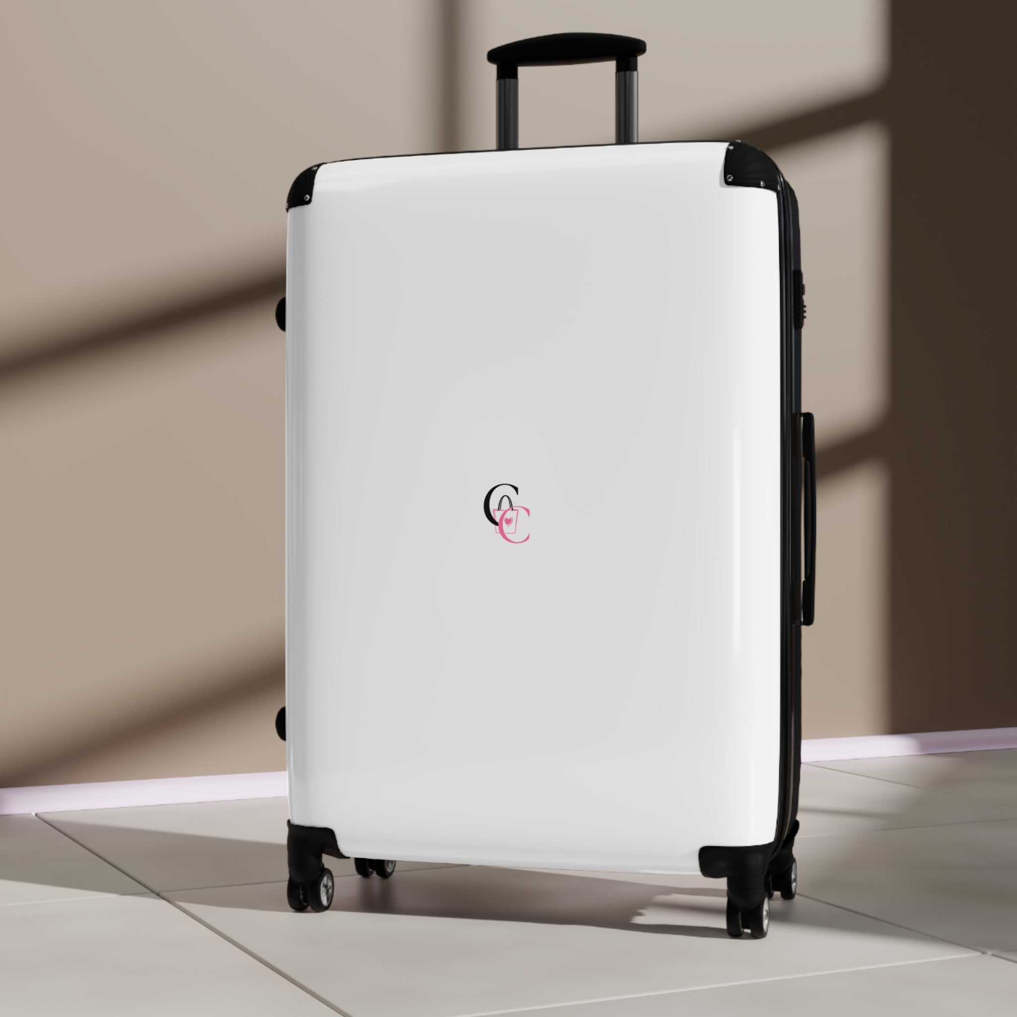 CarryCanvas white Monogram Carry-On Suitcase