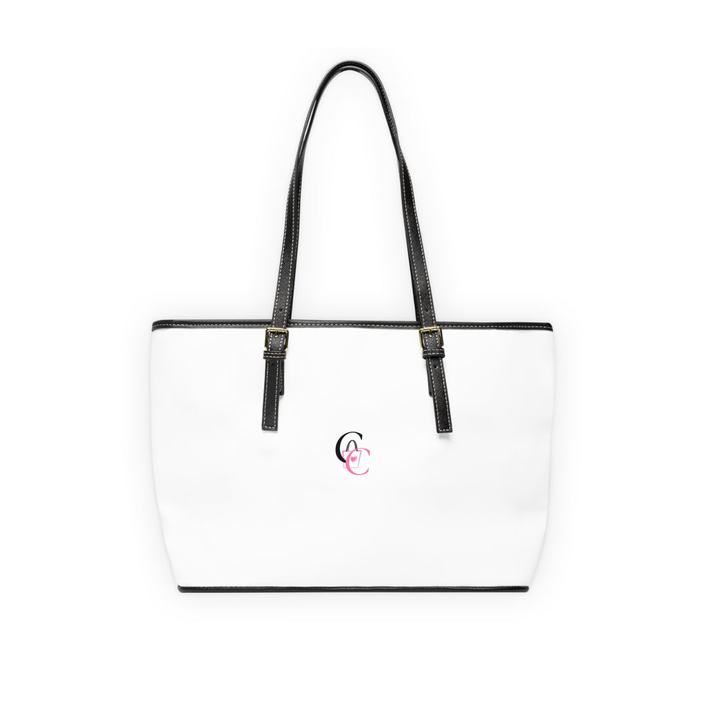 CarryCanvas Monogram White Tote Bag