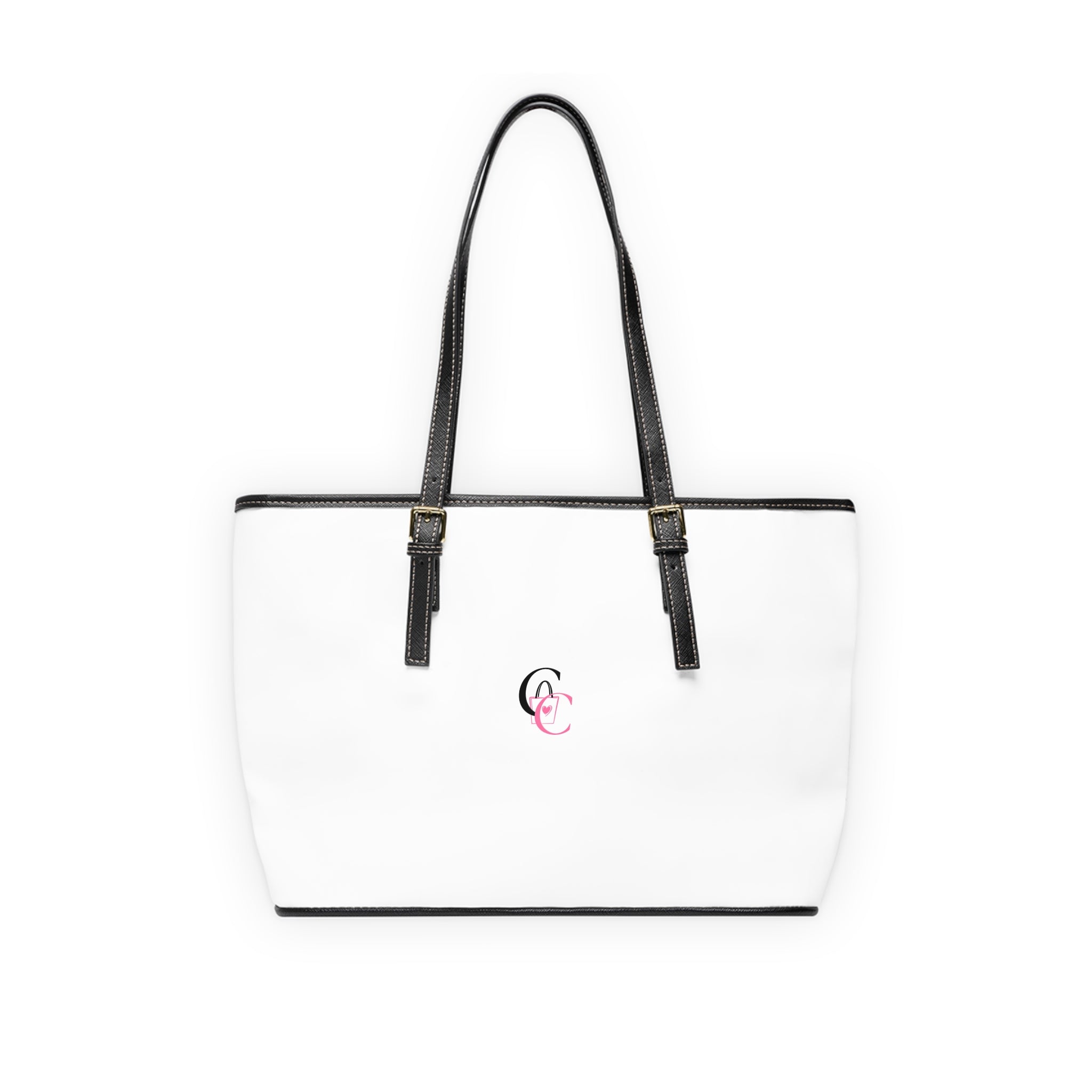 CarryCanvas Monogram White Tote Bag