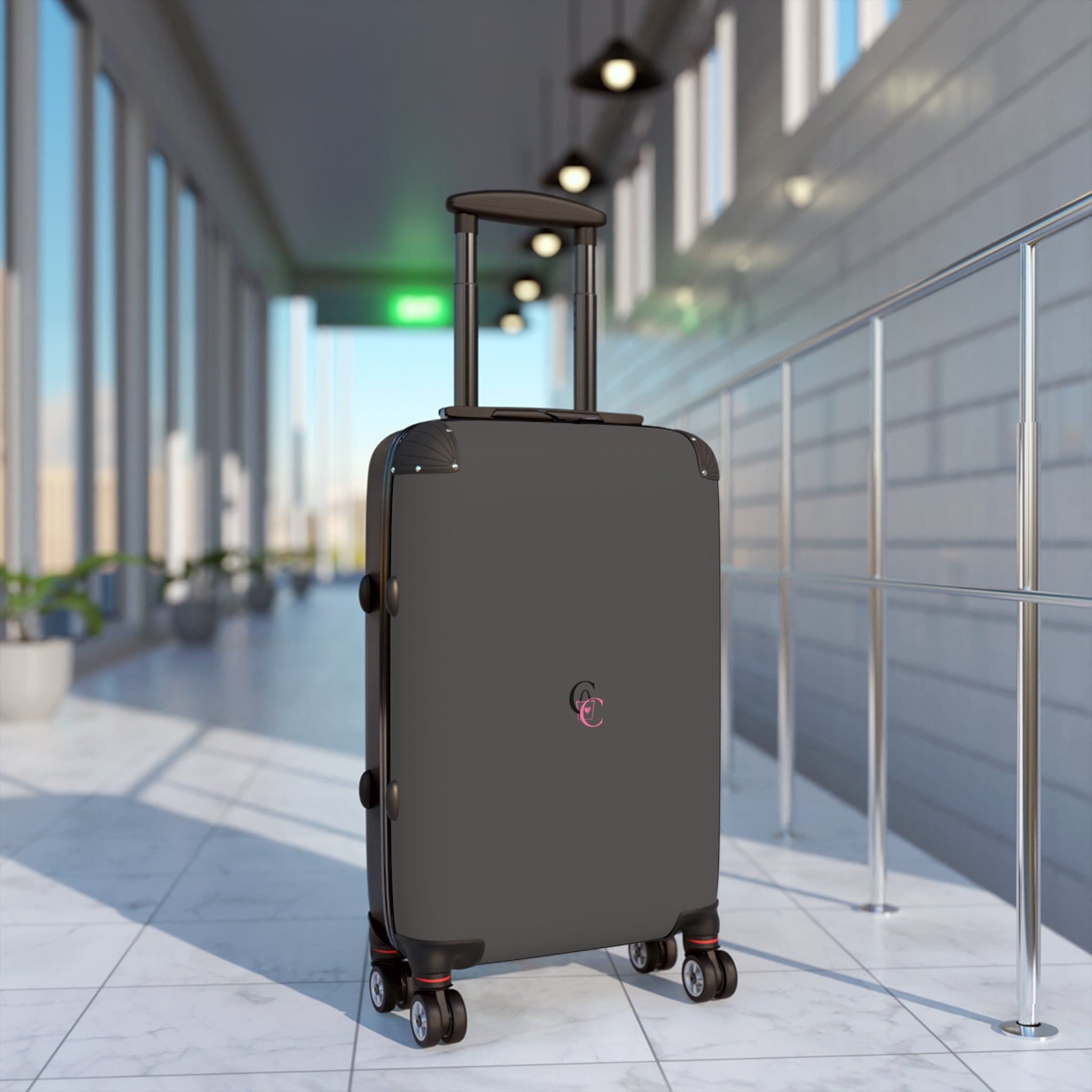 CarryCanvas Black Monogram Carry-On Suitcase