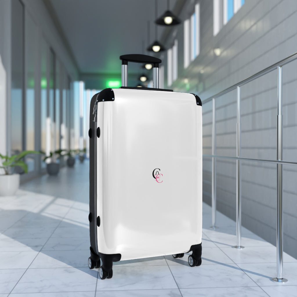 CarryCanvas white Monogram Carry-On Suitcase