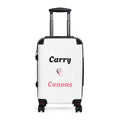 CarryCanvas white Monogram Carry-On Suitcase Personalizable