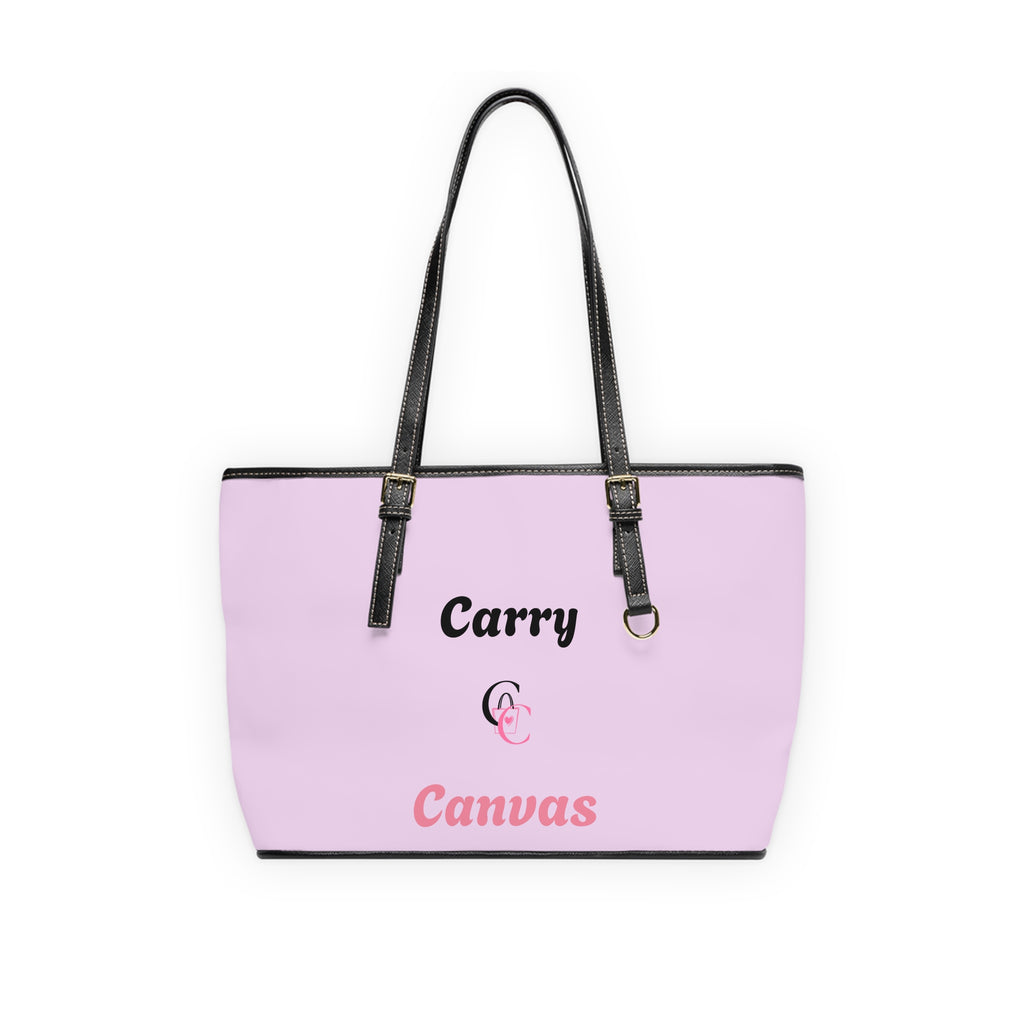 CarryCanvas Monogram PinkTote Bag Personalizable
