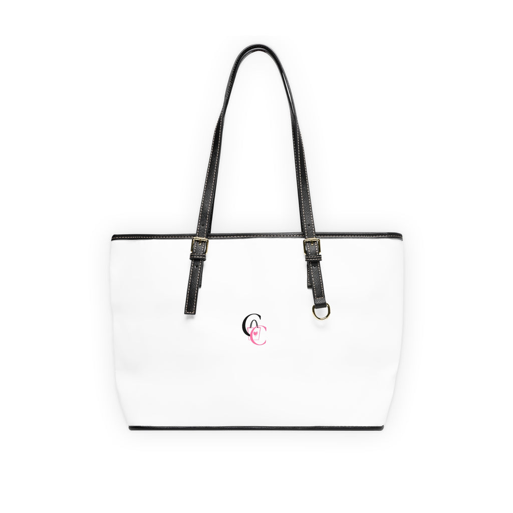 CarryCanvas Monogram White Tote Bag