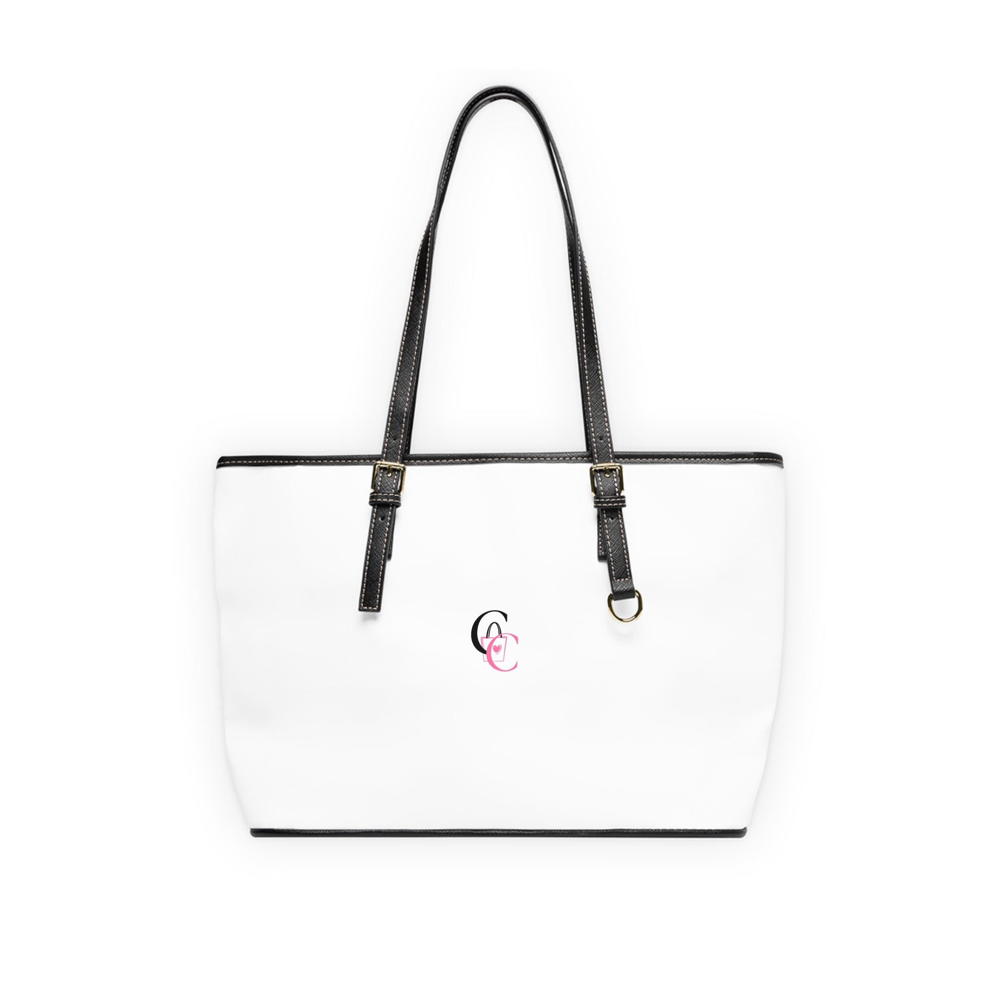 CarryCanvas Monogram White Tote Bag
