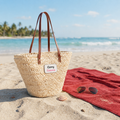 CarryCanvas Riviera Straw Tote Personalizable
