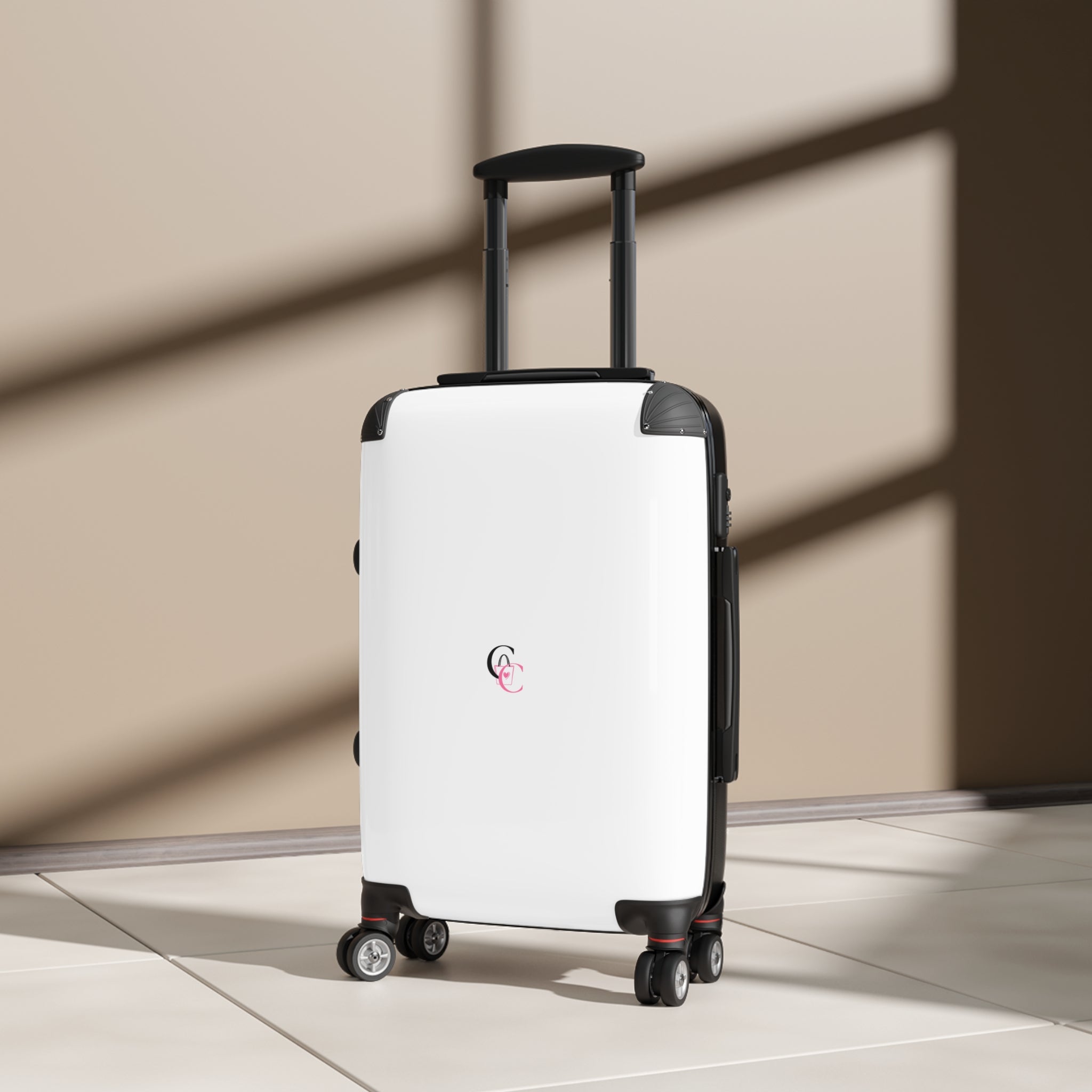 CarryCanvas white Monogram Carry-On Suitcase