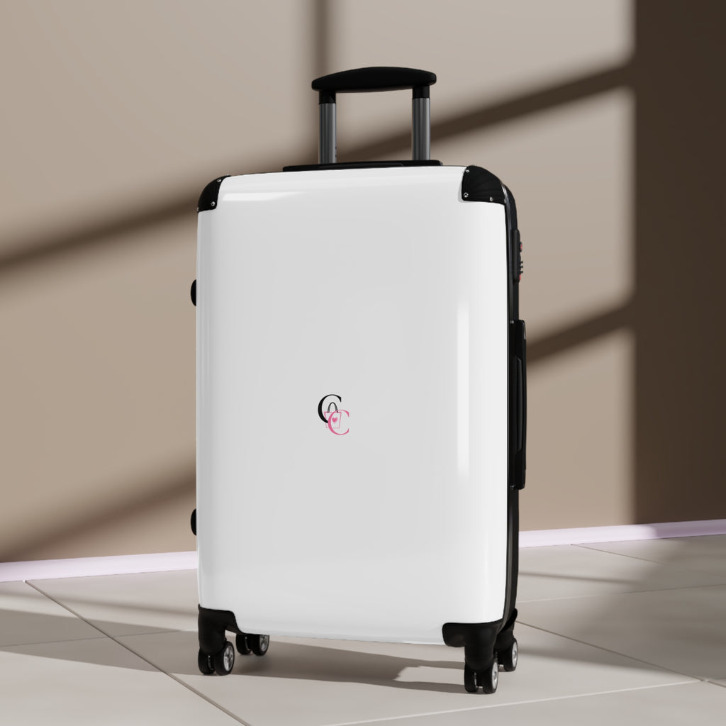 CarryCanvas white Monogram Carry-On Suitcase