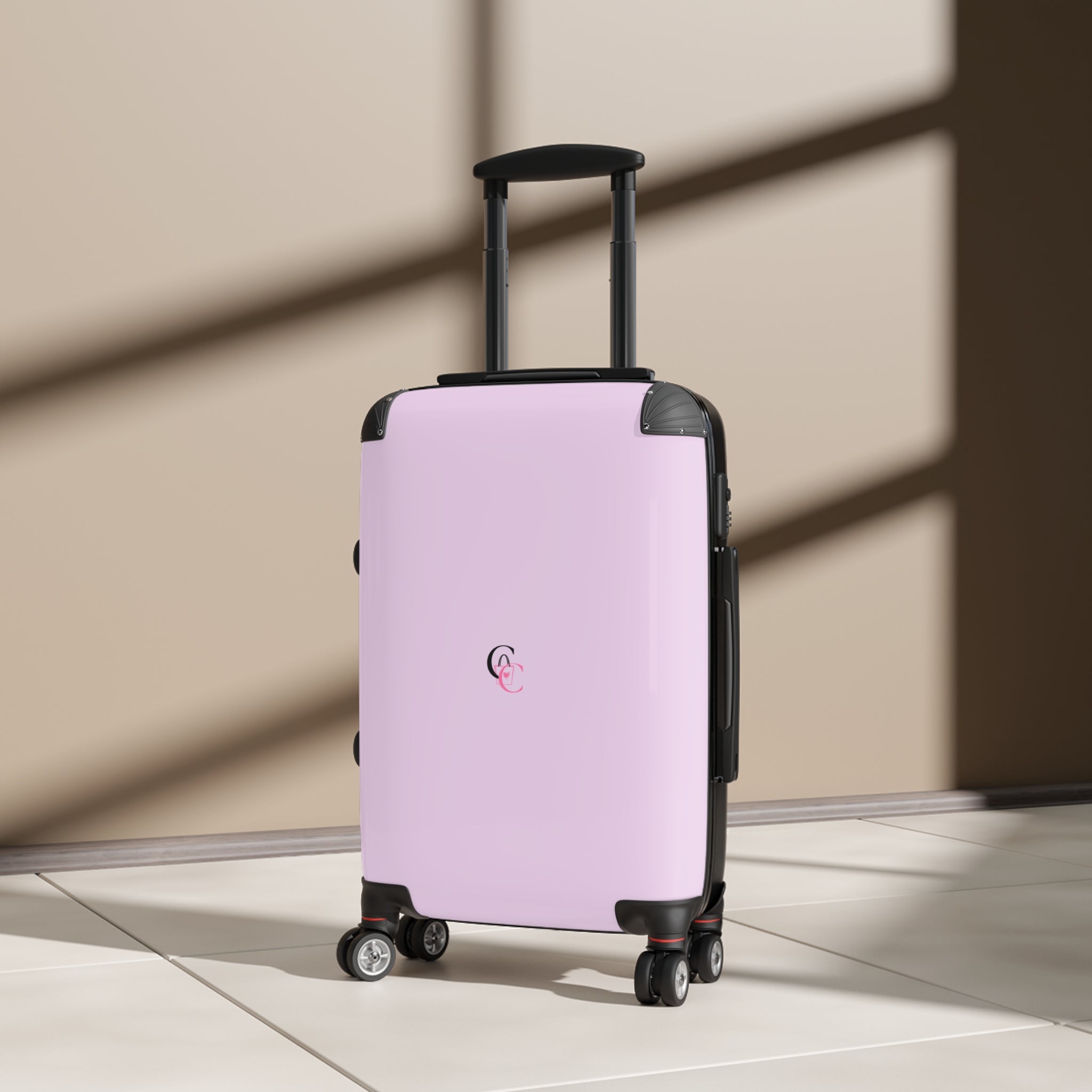 CarryCanvas Pink Monogram Carry-On Suitcase