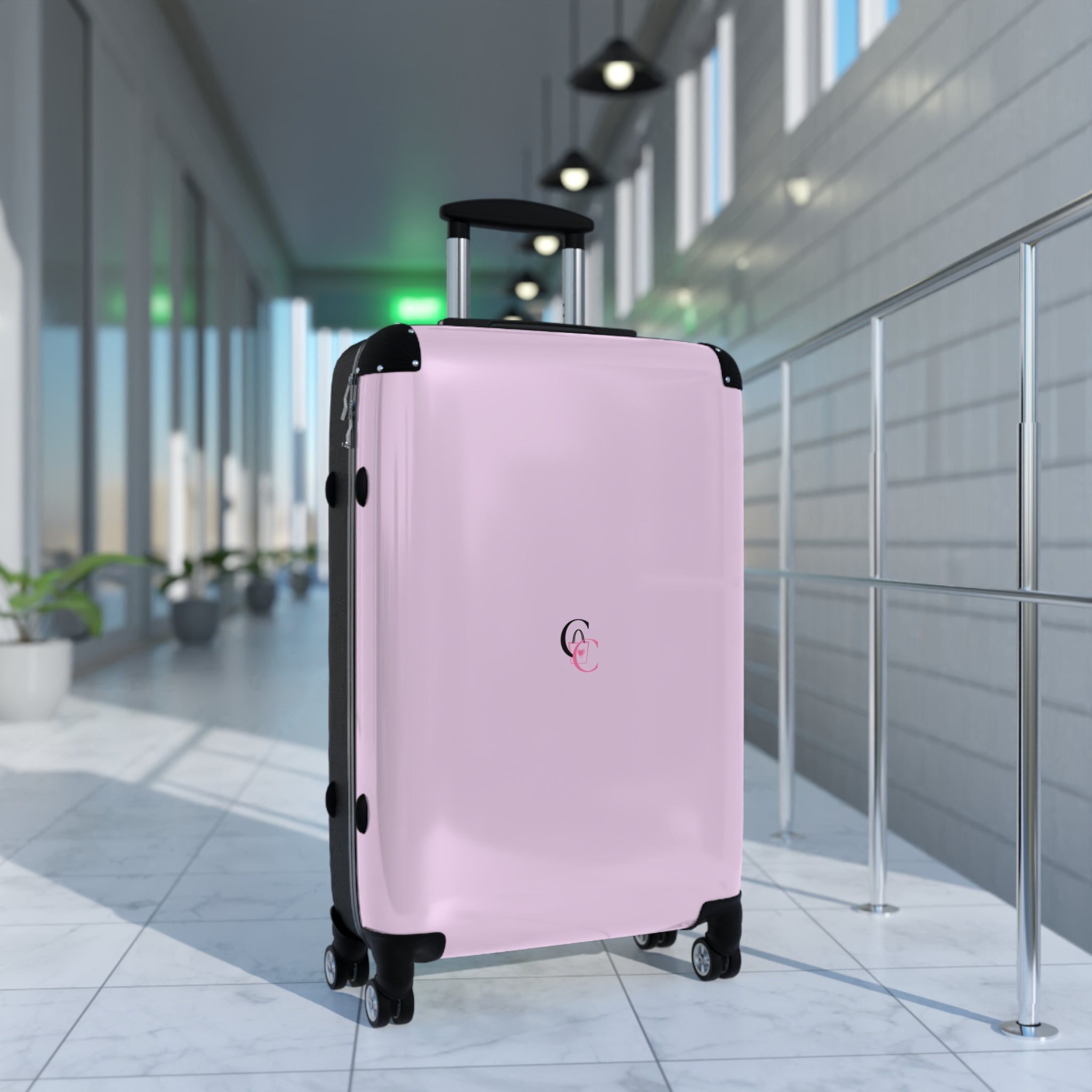CarryCanvas Pink Monogram Carry-On Suitcase