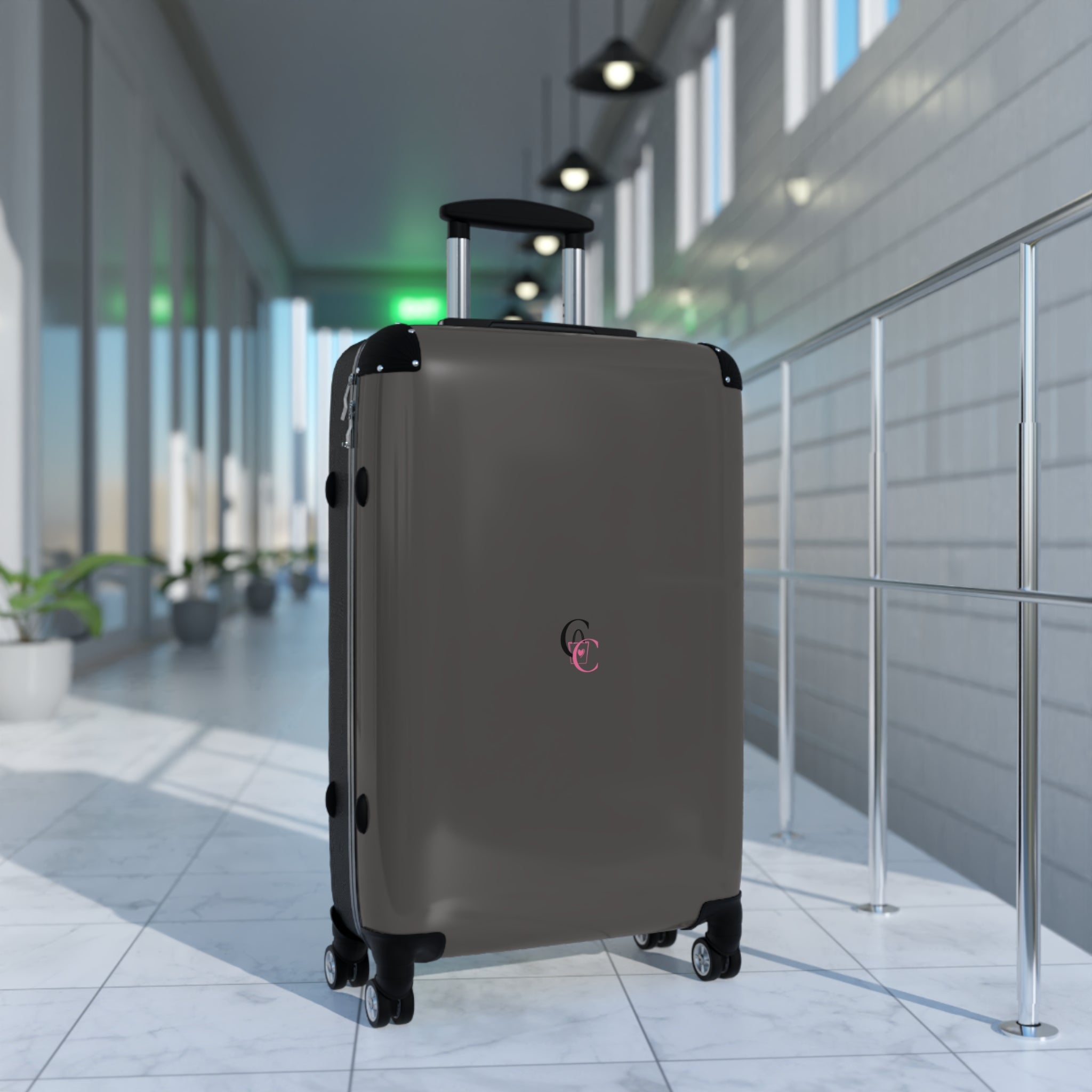 CarryCanvas Black Monogram Carry-On Suitcase