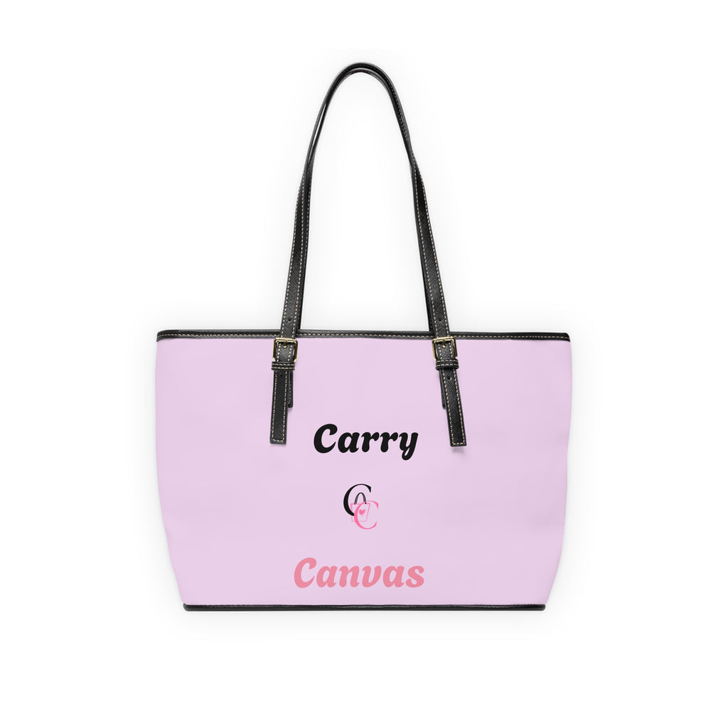 CarryCanvas Monogram PinkTote Bag Personalizable