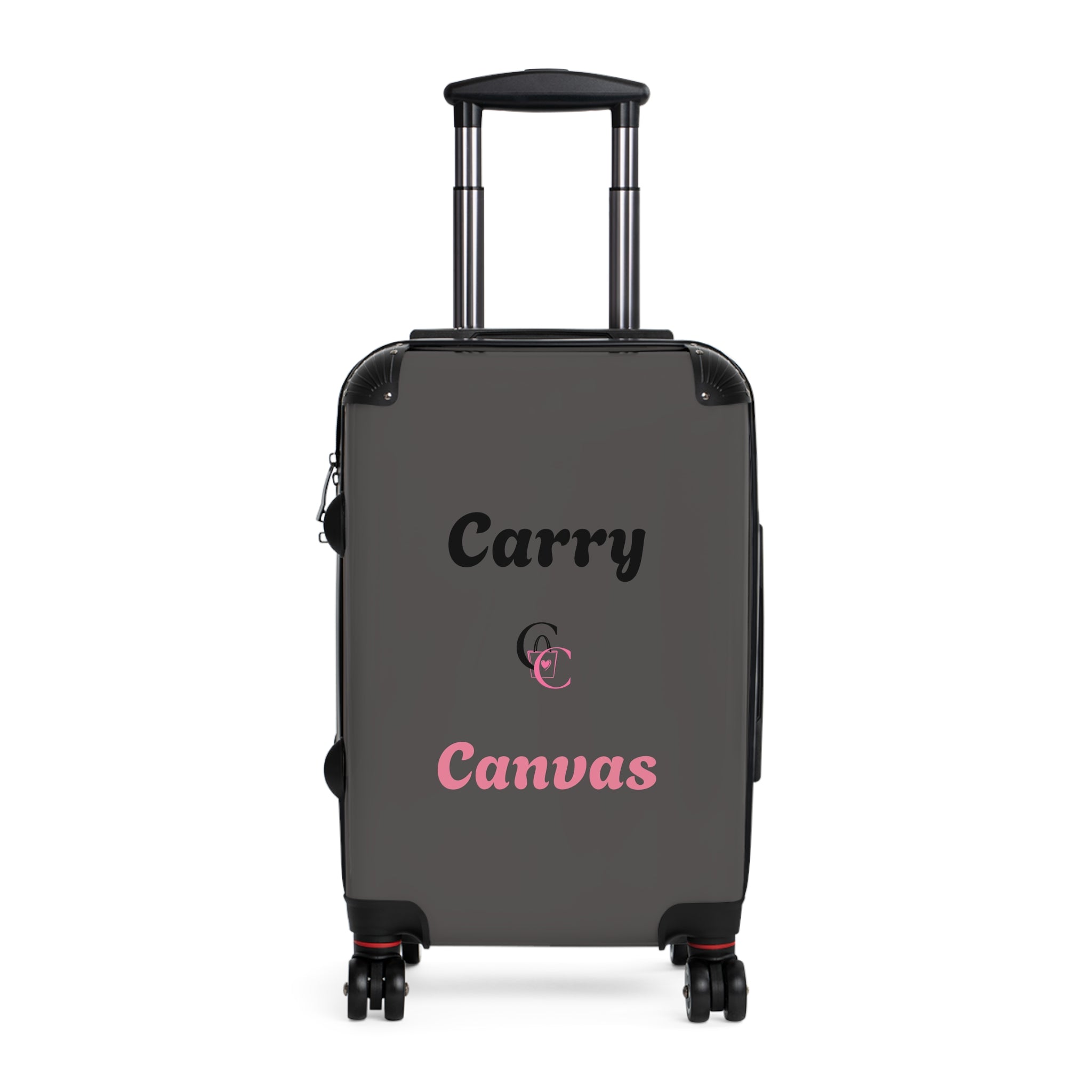 CarryCanvas Black Monogram Carry-On Suitcase Personalizable