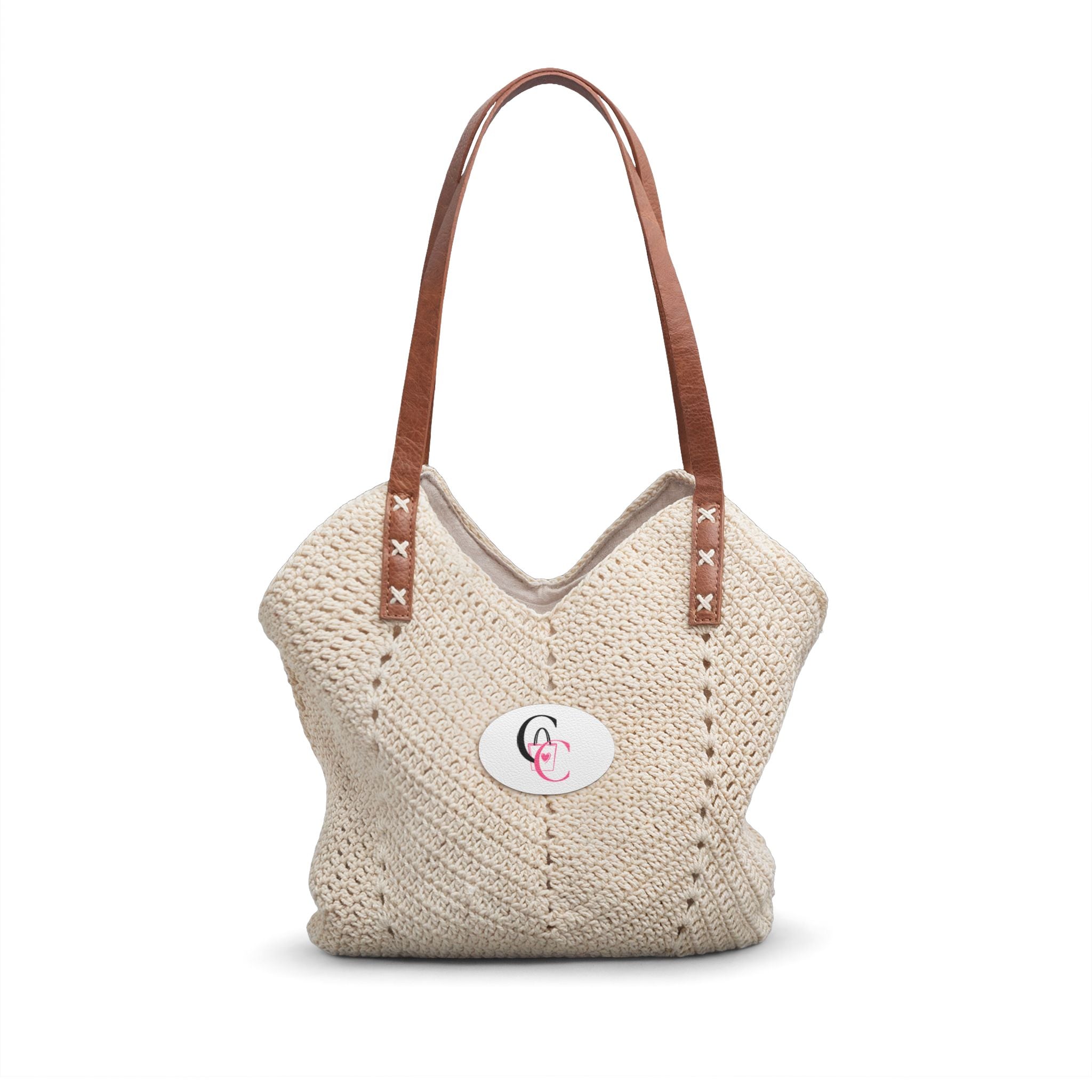 CarryCanvas Boho Woven Straw Shoulder Bag